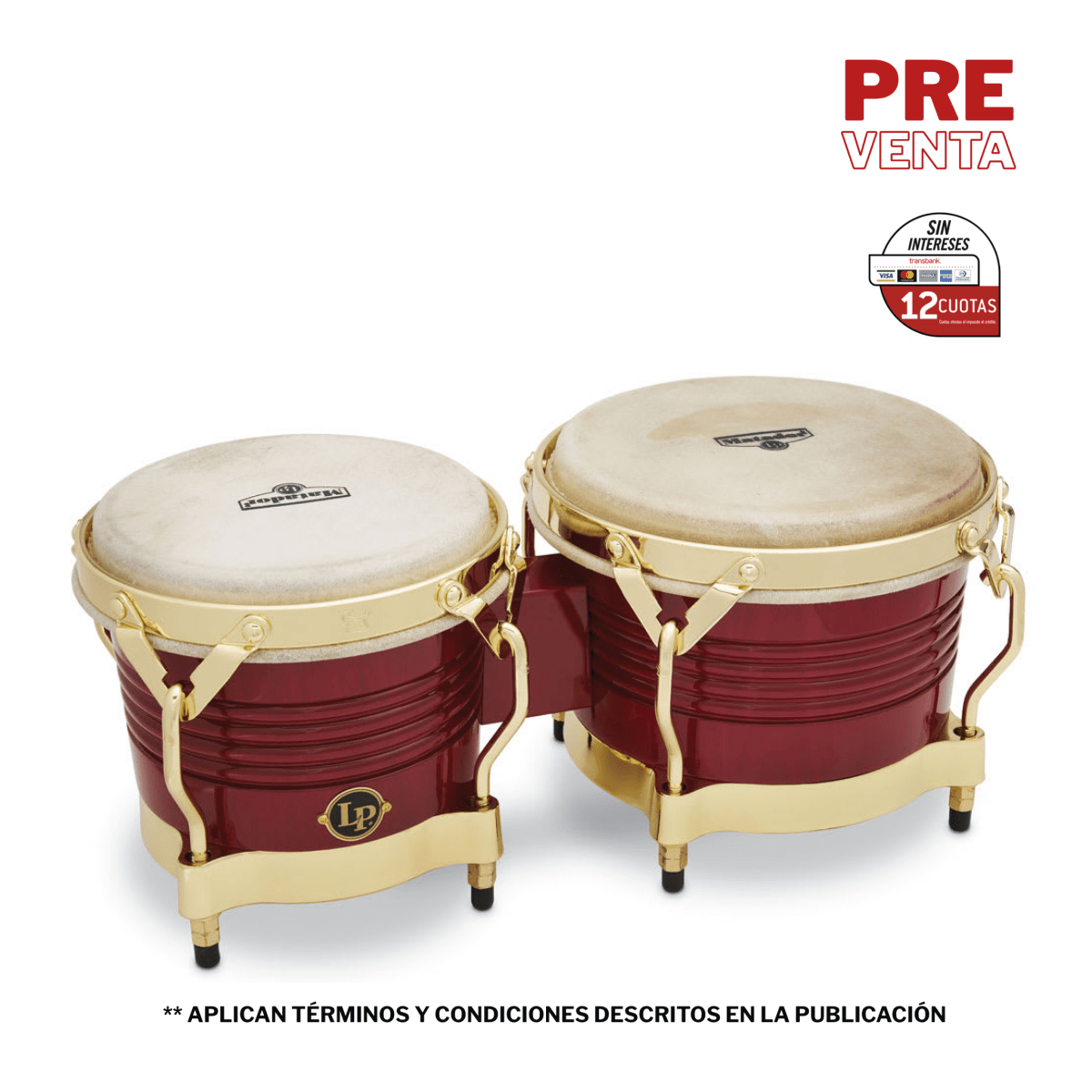 BONGO MATADOR 7 1/4 Y 8 5/8 PULGADAS M201-RW LP | Drumdealer