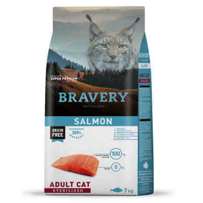 Bravery Salmon Gato Adulto Esterilizado1