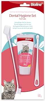 Bioline Set dental de higiene Gatos1