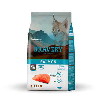 Bravery kitten salmón 2kg