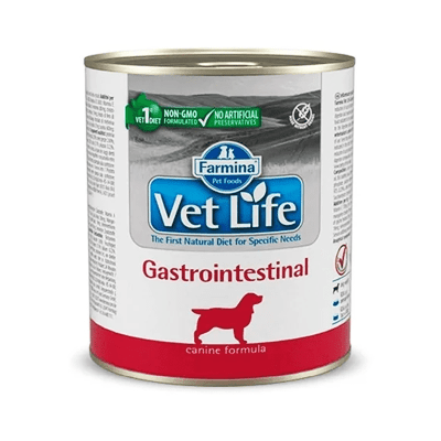 Vetlife lata gastrointestinal canino 300 gr1