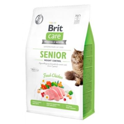 Brit care senior weigth control felino