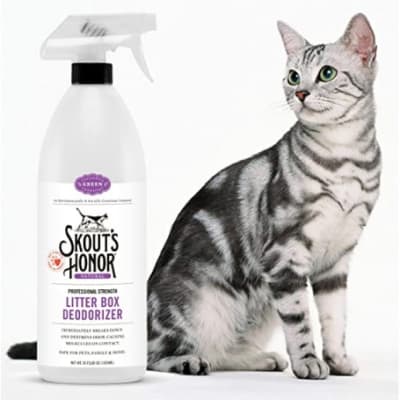 Skouts Honor litter box deodorizer