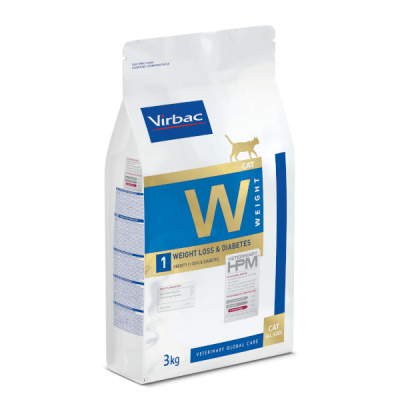 Virbac HPM weight 1 loss y diabetes cat 1.5 kg