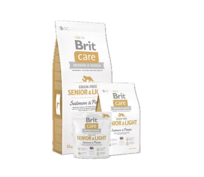 Brit care senior y light salmon