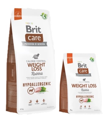 Brit care adulto control de peso rabbit canino