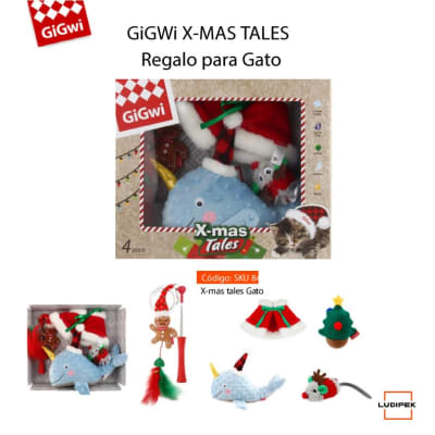 Gigwi set navideño gato
