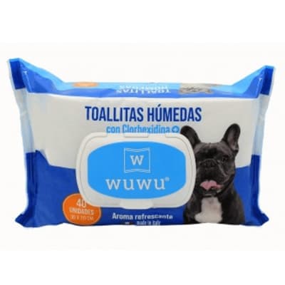 Wuwu toallitas humedas 40 un.