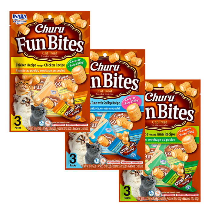 Inaba Churu Fun Bites felino 3 pack 2