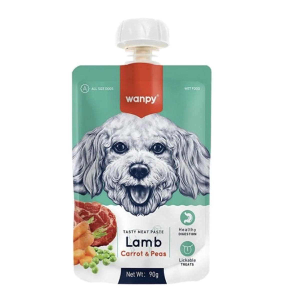 Wanpy Taste meat paste canino 90g4