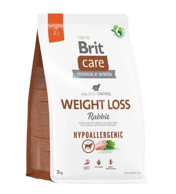 Brit care adulto control de peso rabbit canino1
