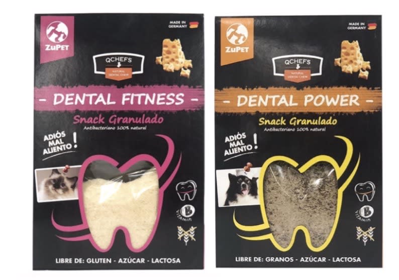 Qchefs dental snack granulado biocarbon variedades 2