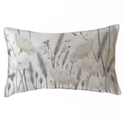 FUNDA COJIN MARISA AMAPOLAS Y TRIGOS 50X30