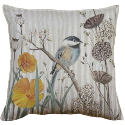 Funda Cojín Lino Chikadee 45x45