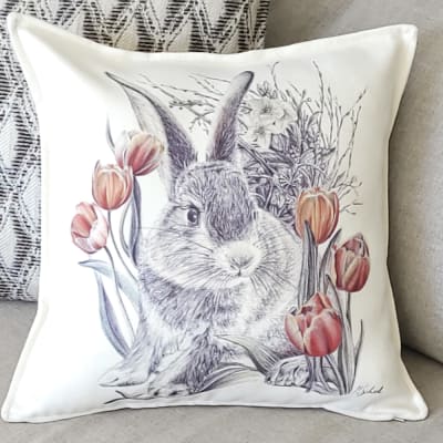 FUNDA COJÍN MARISA CONEJITO 45X45