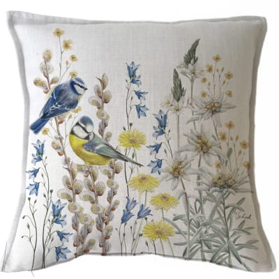 FUNDA COJÍN JARDÍN EDELWEISS 45X45