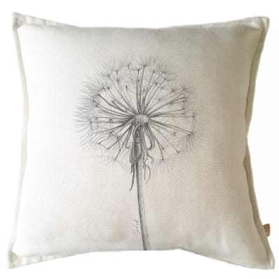 FUNDA COJÍN MARISA ESTUDIO DIENTE DE LEÓN GRAFITO