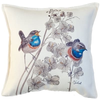 FUNDA COJÍN MARISA RUISEÑORES OTOÑAL 45X45