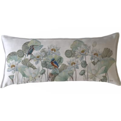 FUNDA COJÍN JARDÍN DE LOTO XL