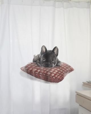 Cortina Estampado Bulldog MS
