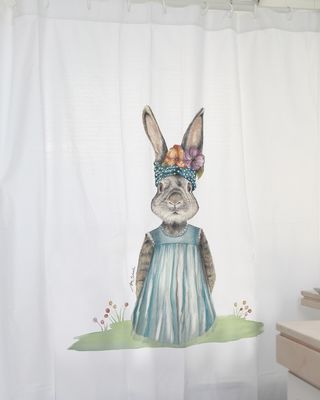 Cortina Estampado Coneja Flora MS