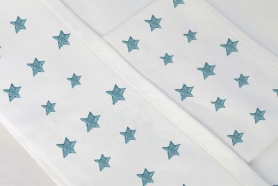 Sábanas Estampado Estrellas Turquesa