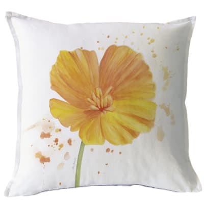 Funda Cojín estampada Amapola