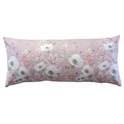 Funda Cojín Velvet Anémone Blanca XL