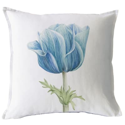 FUNDA DE COJÍN ESTAMPADA ANÉMONE CERRADA