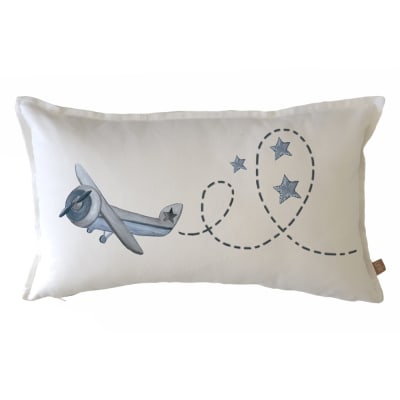 Funda Cojín Avión Azul MS
