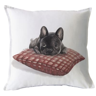 Funda Cojín Estampado Bulldog MS1