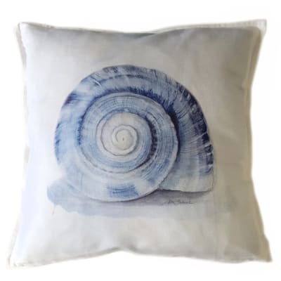 Funda Cojín  Caracol Azul MS