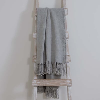 Chal Telar Algodón Gris Claro1