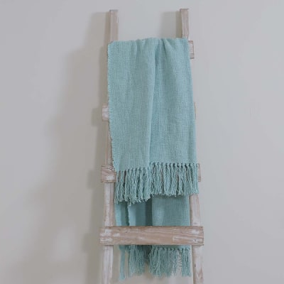 Chal Telar Algodón Turquesa1