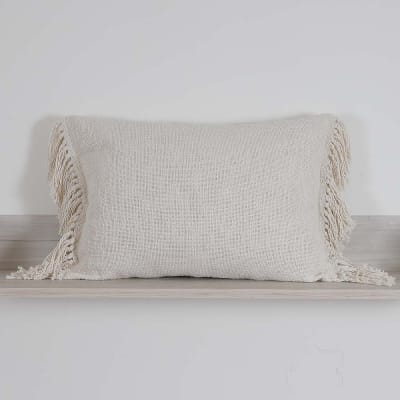 Cojín Telar Algodón Crudo1