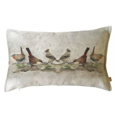 Funda Cojín Marisa Pájaros Nativos 50x30