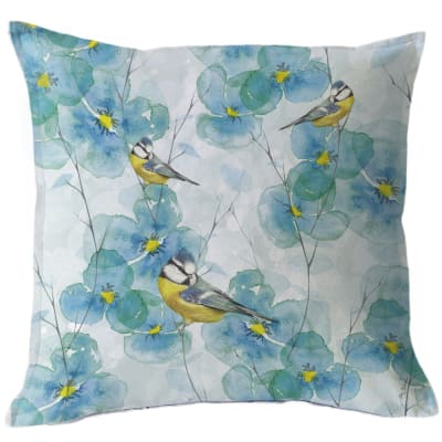 Funda Cojín Mix Turquesa Bluetit1