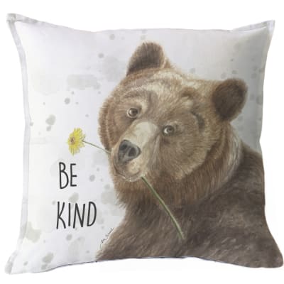 Funda Cojín Oso Amable