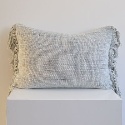 COJÍN ALGODÓN GRIS CLARO