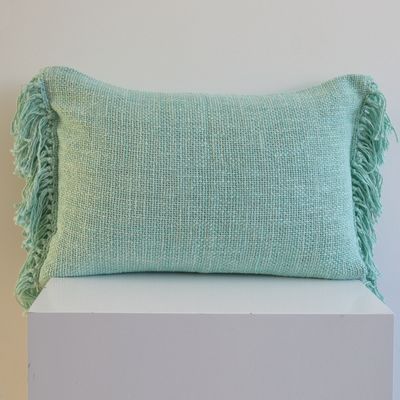 COJÍN ALGODÓN TURQUESA1