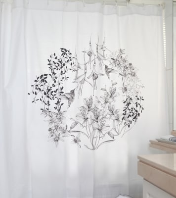 Cortina de Baño Flores Nativas1