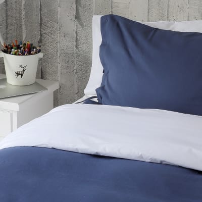 Cubreplumón Algodón Stonewash Azul1