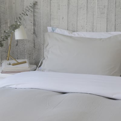 Cubreplumón Algodón Stone Wash Gris