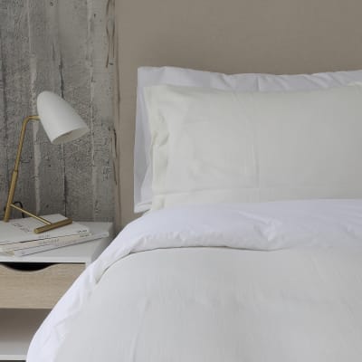 Cubreplumón Algodón Stone Wash Blanco1