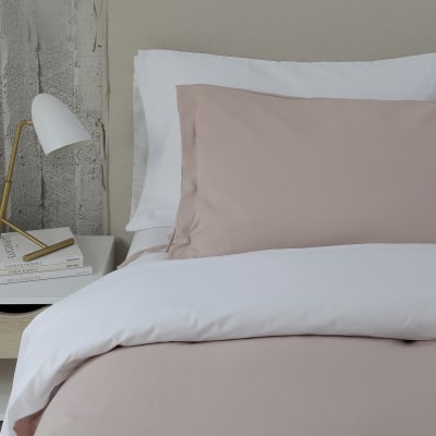 Cubreplumón Algodón Stone Wash Rosa1