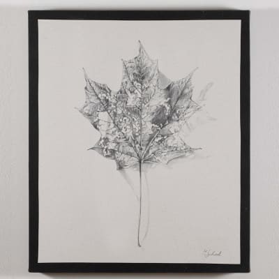 CUADRO CANVAS HOJA DE OTOÑO