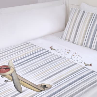 Cubreplumón Baby Avión Cebra1