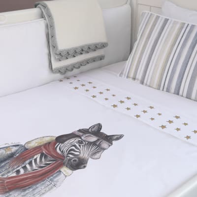 Cubreplumón Baby Cebra Aviadora