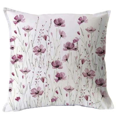 Funda Cojín Estampada Florcitas Unicornio Ms1