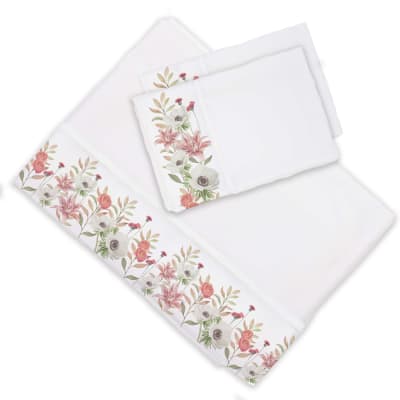 Juego de Sábanas Anémona Blanca 300H